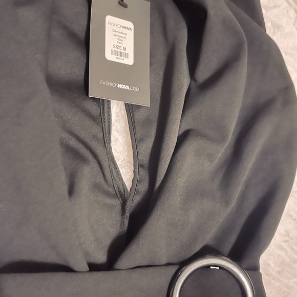 Fashion Nova Women's Genevieve New Jumpsuits & Rompers Color:Black medium - Picture 5 of 6